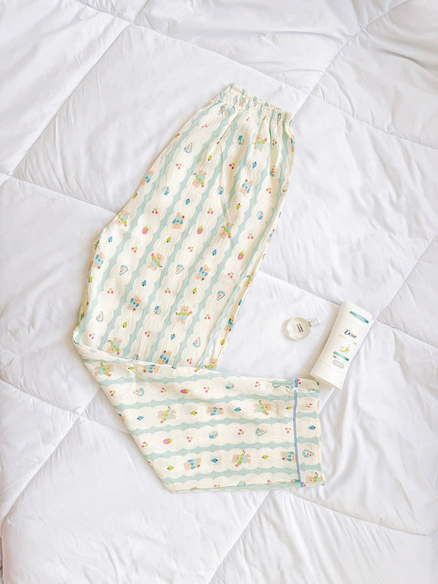 ست سه تیکه نخی خرسی💙🧸